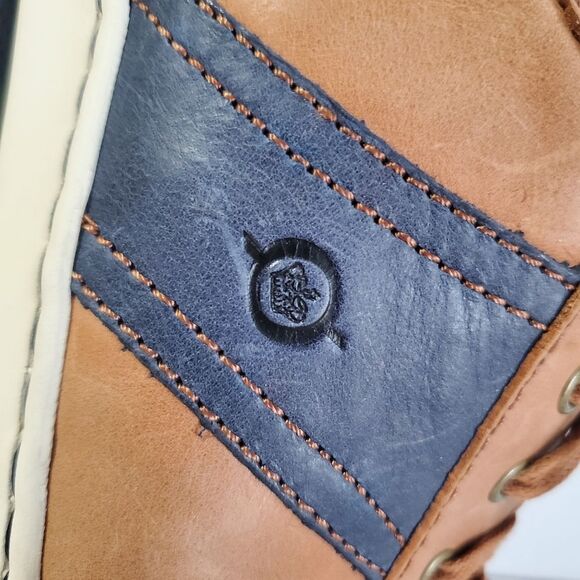 Born Mens Leather Baum Sneakers Size 13 Neutral - Picture 10 of 13